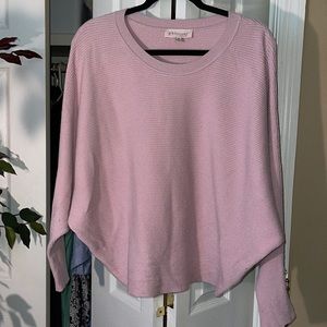 Gorgeous sweater batwing arms with button detail at wrist. Worn once.